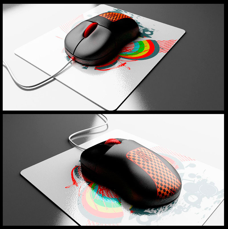 3D визуализация компьютерной мыши